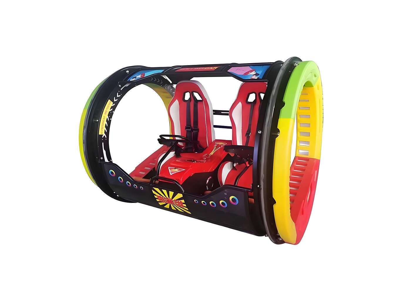 2-Seat Electric Rolling Car｜Outdoor Amusement Ride factory product view 6