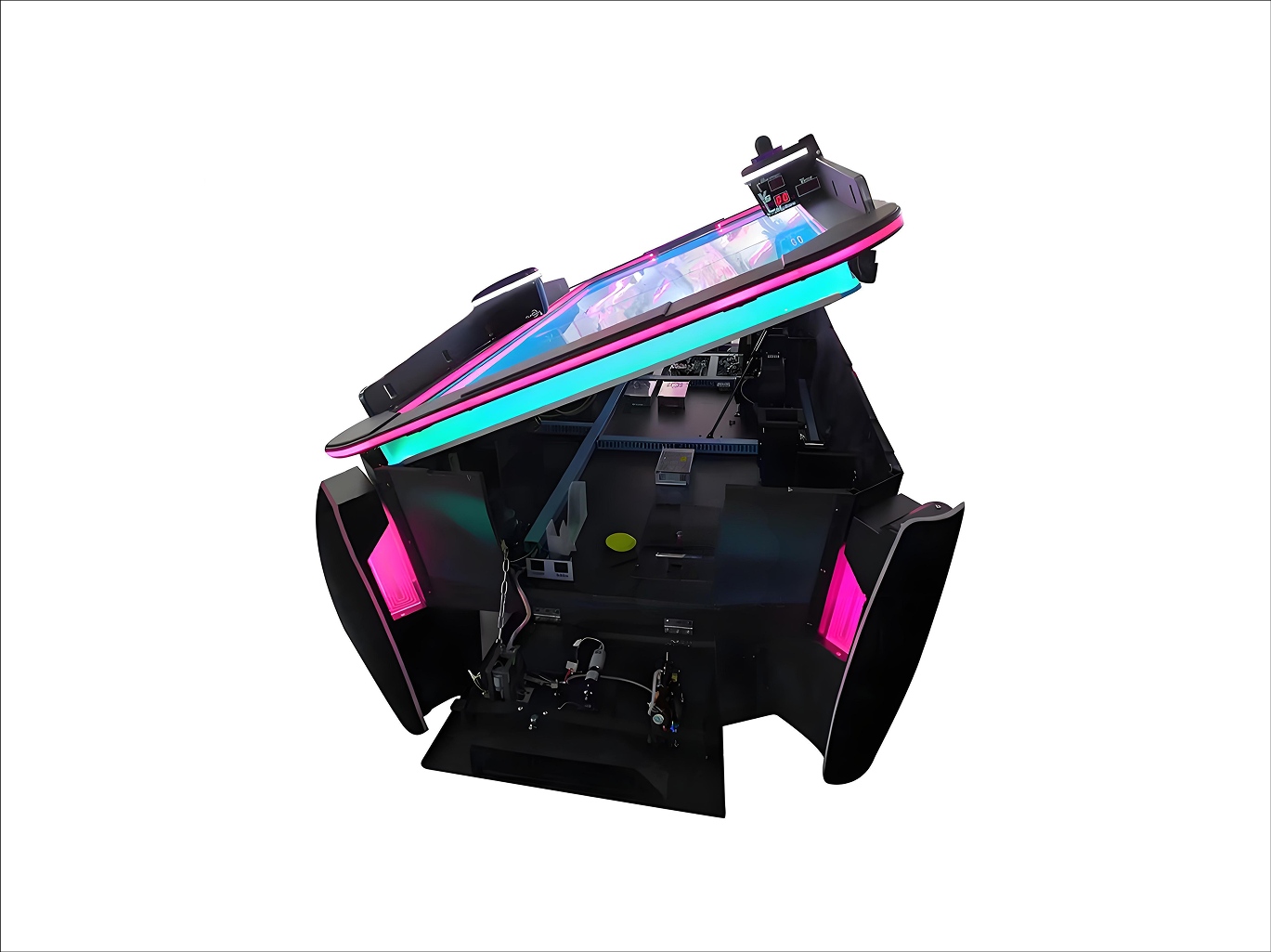 Interactive Coin-Operated Air Hockey Table | RGB LED & Digital Scoreboard factory product view 5