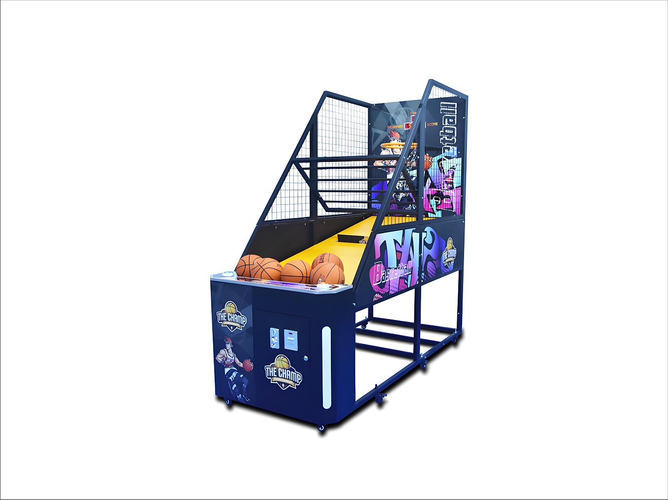 Commercial Arcade Basketball Game Machine | Coin-Operated Hoop Shooter factory product view 2
