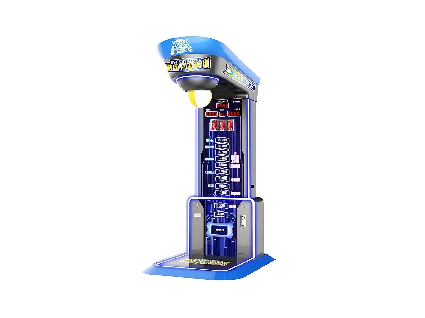 Big Punch Coin-Operated Boxing Machine | Linkable Arcade Strength Tester