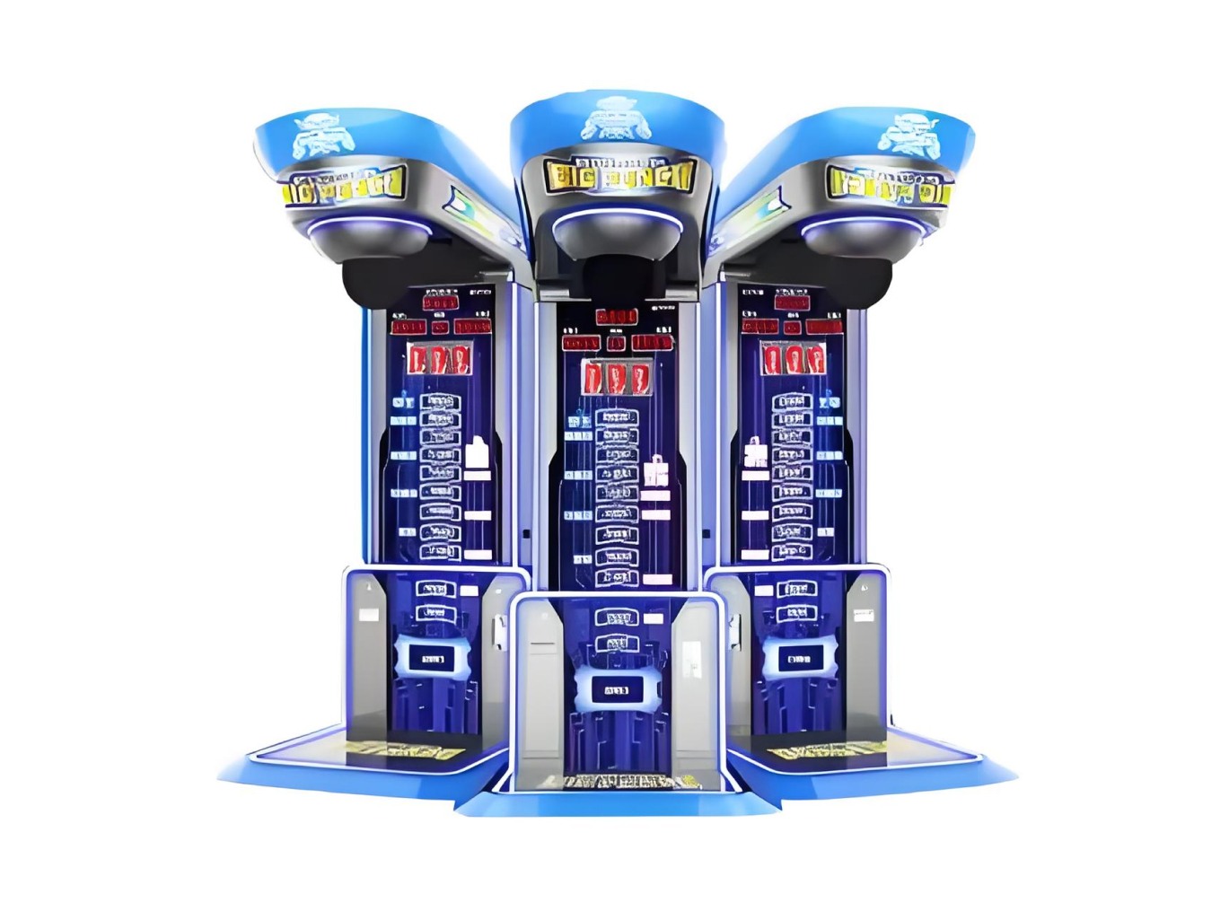 Big Punch Coin-Operated Boxing Machine | Linkable Arcade Strength Tester factory product view 3