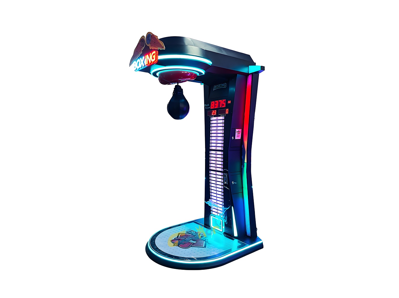 Coin-Operated Boxing Punch Machine