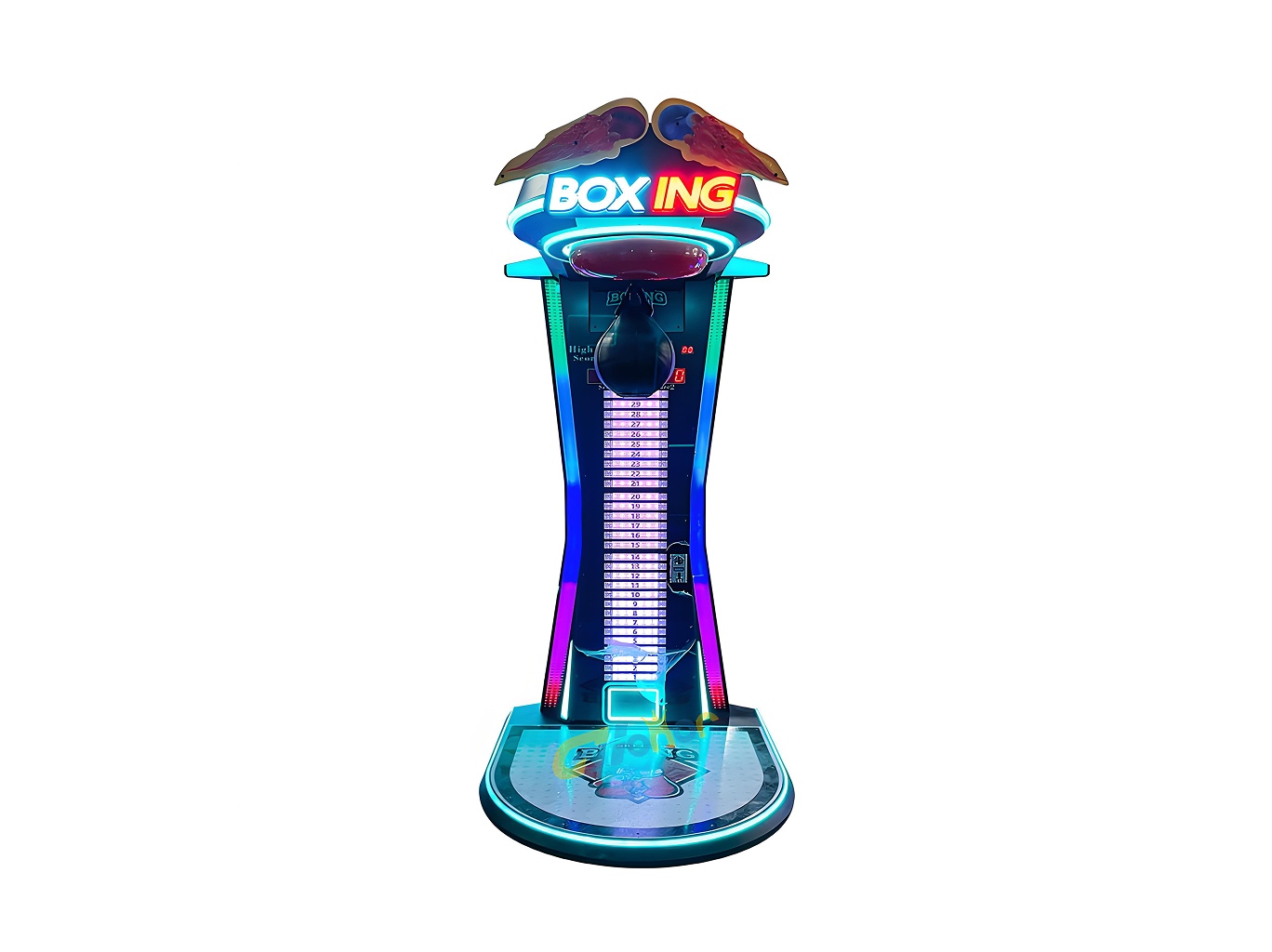Coin-Operated Boxing Punch Machine factory product view 3