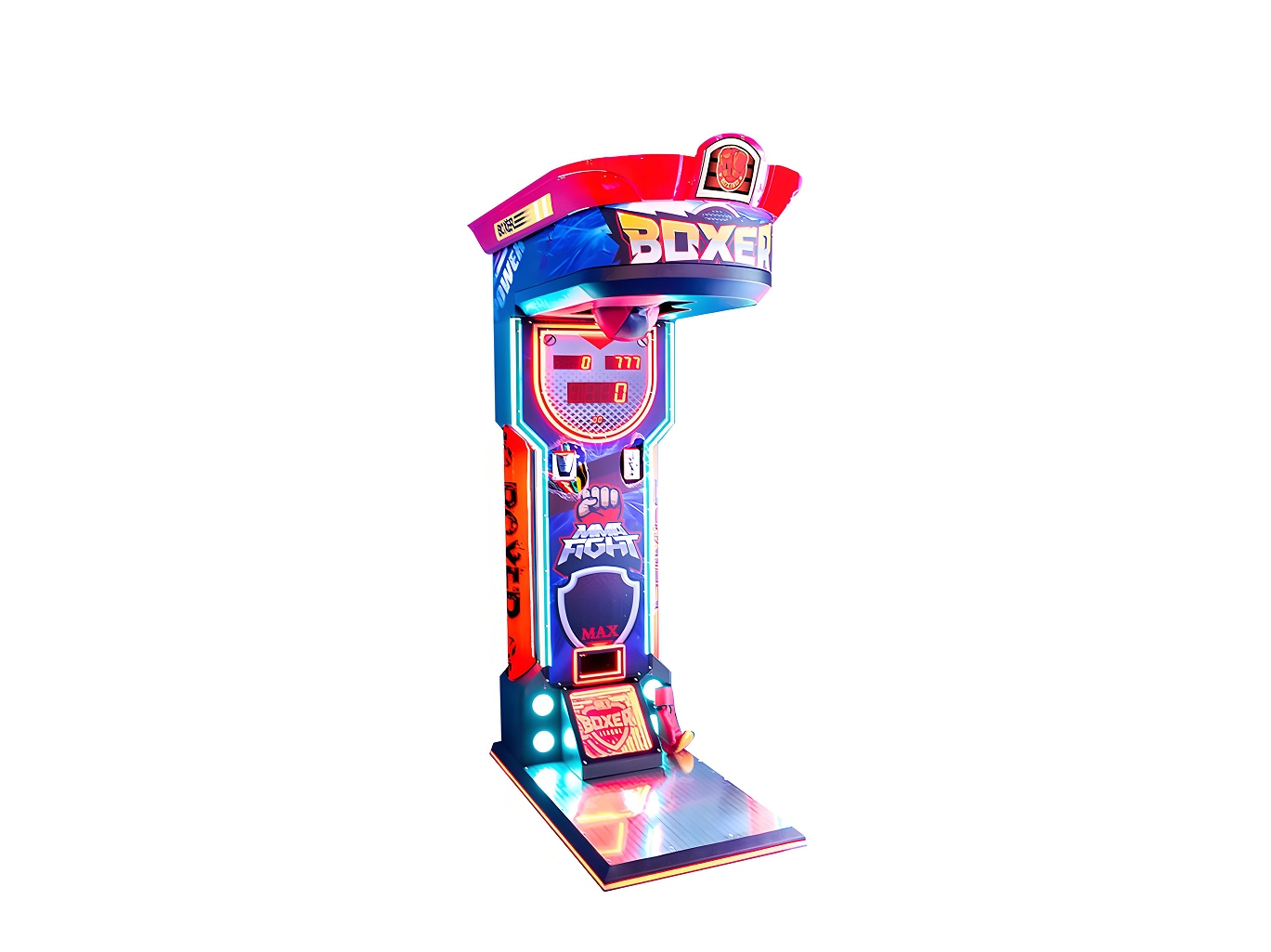 Kickboxer Coin-Operated Boxing Machine factory product view 2