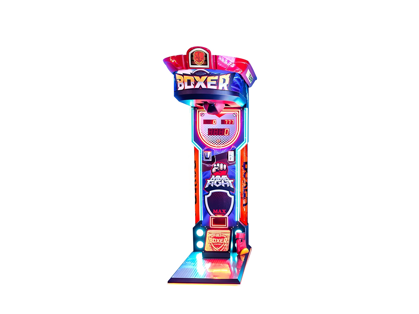 Kickboxer Coin-Operated Boxing Machine factory product view 3