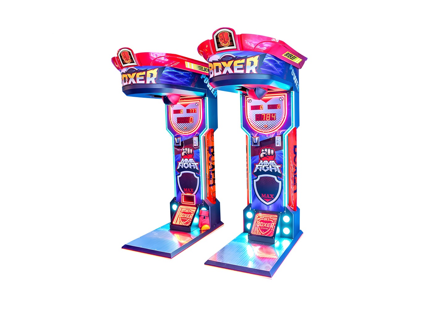 Kickboxer Coin-Operated Boxing Machine factory product view 6
