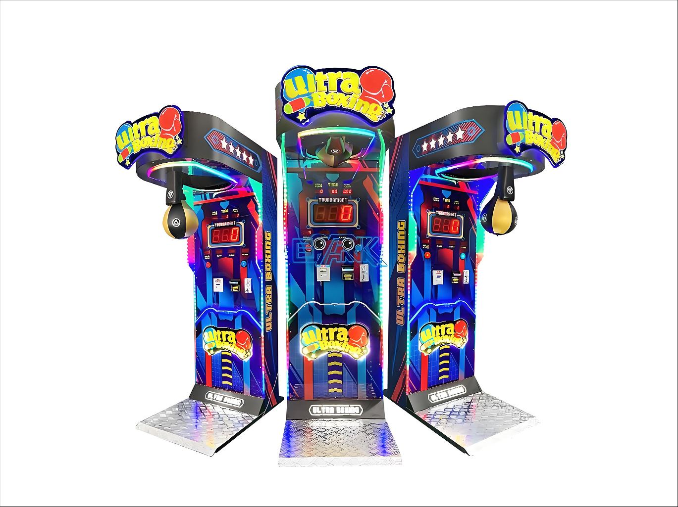 Ultra Boxing Coin-Operated Punching Machine factory product view 3