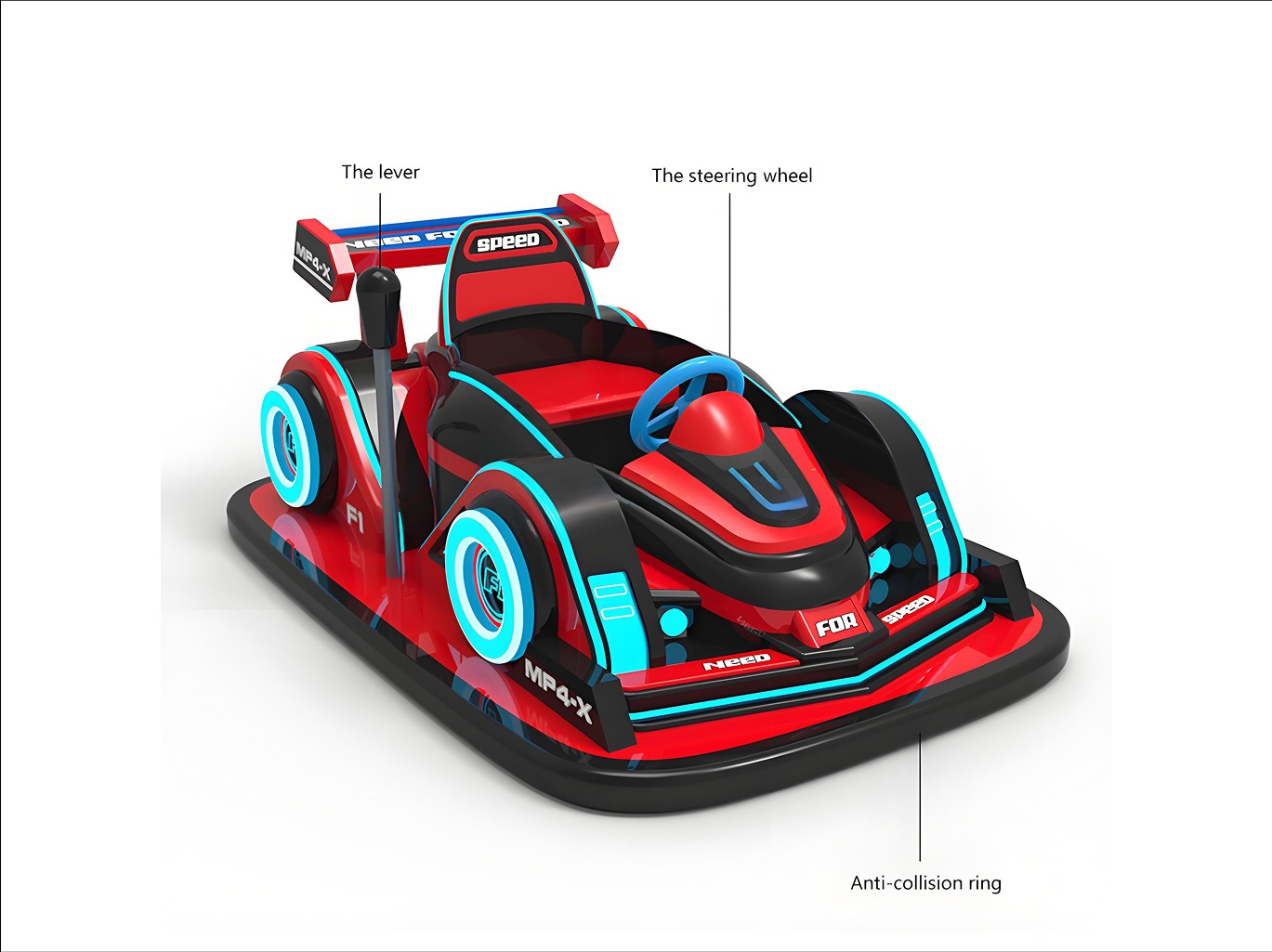 LED Drift Bumper Car for Plazas & Indoor Parks | Amusement Supplier