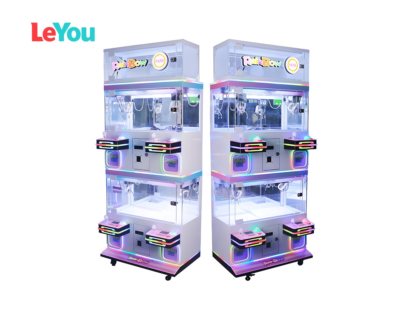 Custom 4-Player Claw Machine for Sale | CE Certified Arcade Claw Crane Game factory product view 4
