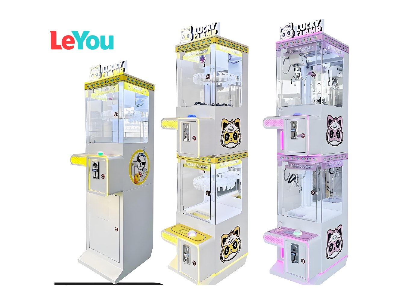 Lucky Clamp Mini Claw Machine – Compact Single-Player Prize Crane factory product view 4