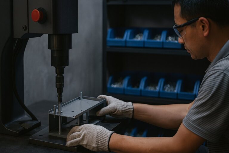 Precision machining and inspection of arcade machine metal components at Leyou factory